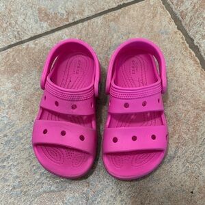 CROCS Kids Vibrant Pink Sandals